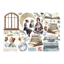 Load image into Gallery viewer, Stamperia Create Happiness Secret diary Collection Ephemera Elements (DFLCT44)