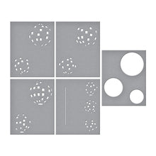 Load image into Gallery viewer, Spellbinders Paper Arts Stencils Layered Disco Impressions (STN-094)