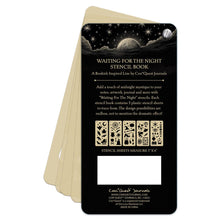 Load image into Gallery viewer, Waiting for the Night Stencil Book (5-Page) (Original Artwork)