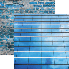 Load image into Gallery viewer, Ella & Viv Urban Excursion Collection 12x12 Scrapbook Paper Reflection (EAV-1202)