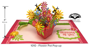 Karen Burniston Craft Die Set Flower Pot Pop Up (1010)
