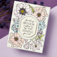 Load image into Gallery viewer, Spellbinders Paper Arts BetterPress Letterpress Press Plates Mirrored Arch Blooms (BP-106)