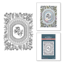 Load image into Gallery viewer, Spellbinders Paper Arts BetterPress Letterpress Press Plates Mirrored Arch Nested Sprigs (BP-112)