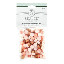 Load image into Gallery viewer, Spellbinders Paper Arts Sealed Collection Must-Have Wax Bead Mix Coral (WS-117)