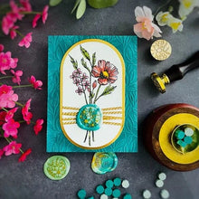 Load image into Gallery viewer, Spellbinders Paper Arts Sealed Collection Must-Have Wax Bead Mix Teal (WS-118)