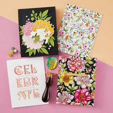 Load image into Gallery viewer, Spellbinders Paper Arts BetterPress Letterpress Press Plates Peony Background (BP-121)