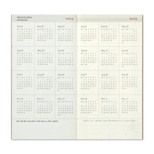 Load image into Gallery viewer, Traveler's Company 2024 Regular Weekly Refill