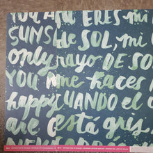 Load image into Gallery viewer, We R Memory Keepers Inked Rose Collection 12x12 Scrapbook Paper Sunshine (62243-7)