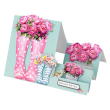 Load image into Gallery viewer, Katy Sue Wonderful Wellington Boots Card Making Kit