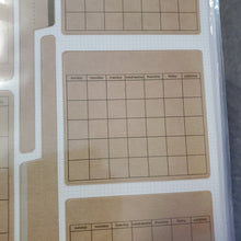 Load image into Gallery viewer, Calendar Cards & Tabs (41783)