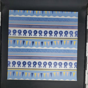 Karen Foster Designs 12x12 Scrapbook Paper State Fair Stripes (64162)