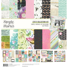 Load image into Gallery viewer, Simple Stories Simple Vintage Life In Bloom 12x12 Collection Kit (19700)