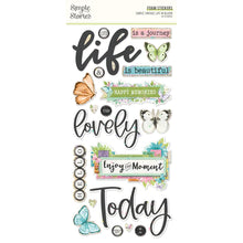 Load image into Gallery viewer, Simple Stories Life in Bloom Collection Foam Stickers (19735)