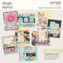 Load image into Gallery viewer, Simple Stories Simple Vintage Life In Bloom Card Kit (19744)