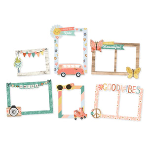Simple Stories Boho Sunshine Collection Chipboard Frames (19921)