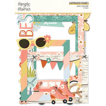 Load image into Gallery viewer, Simple Stories Boho Sunshine Collection Chipboard Frames (19921)
