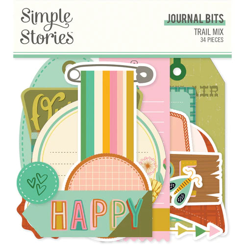 Simple Stories Trail Mix Collection Journal Bits (20319)