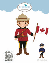 Load image into Gallery viewer, Elizabeth Craft Designs Great Outdoors Collection Peter the Mountie (2095)
