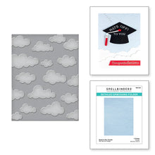 Load image into Gallery viewer, Spellbinders Paper Arts Detailed Embossing Folder Head in the Clouds (SES-028)