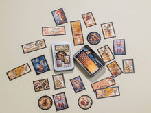 Load image into Gallery viewer, Autumn Stamps Sticker Tin Box