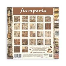 Load image into Gallery viewer, Stamperia Coffee & Chocolate Collection 12x12 Paper Pad (SBBL144)