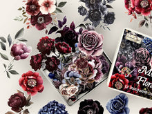 Load image into Gallery viewer, Moody Flowers Sticker Tin Box