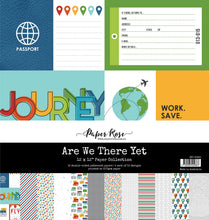 Load image into Gallery viewer, Paper Rose Are We There Yet Collection 12x12 Paper Pack (30630)