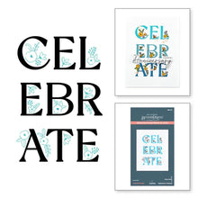 Load image into Gallery viewer, Spellbinders Paper Arts BetterPress Letterpress Registration Press Plates Celebrate Flowers (BPR-003)
