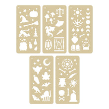 Load image into Gallery viewer, Waiting for the Night Stencil Book (5-Page) (Original Artwork)
