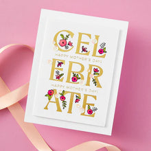 Load image into Gallery viewer, Spellbinders Paper Arts BetterPress Letterpress Registration Press Plates Celebrate Flowers (BPR-003)