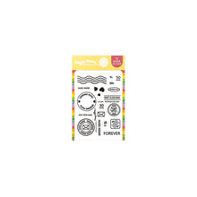 Load image into Gallery viewer, Waffle Flower Clear Stamp Set Postage Collage (421381)