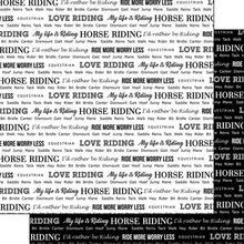 Load image into Gallery viewer, Scrapbook Customs 12x12 Scrapbook Paper Horse Riding Pride 2 Paper (39014)

