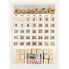Load image into Gallery viewer, Foundations Décor Magnetic Calendar White Frame
