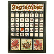 Load image into Gallery viewer, Foundations Décor Magnetic Calendar Set September (40195-5)
