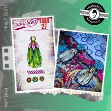 Load image into Gallery viewer, Paperartsy Tracy Scott Mini Stamp Tassel (TSM27)