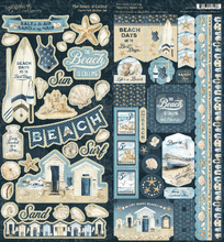 Load image into Gallery viewer, Graphic 45 The Beach is Calling Collection Sticker Sheet (4502803)