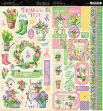 Load image into Gallery viewer, Graphic 45 Grow With Love Collection Sticker Sheet (4502818)
