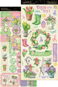 Graphic 45 Grow With Love Collection Sticker Sheet (4502818)