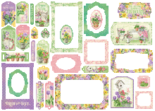 Load image into Gallery viewer, Graphic 45 Grow With Love Collection Chipboard Frames & Tags (4502820)