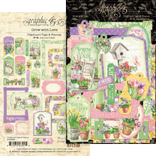 Load image into Gallery viewer, Graphic 45 Grow With Love Collection Chipboard Frames & Tags (4502820)