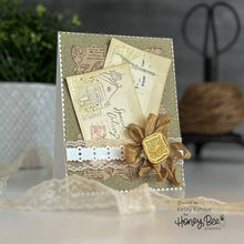 Load image into Gallery viewer, Vintage Flora - 5x6 Rubber Cling Background Stamp