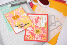 Load image into Gallery viewer, Sizzix A6 Layered Stencil Floral Impressions (666588)