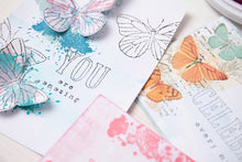 Load image into Gallery viewer, Sizzix Clear Stamps Set Hello You Sentiments by 49 and Market (666630)