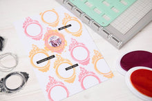 Load image into Gallery viewer, Sizzix™ Layered Clear Stamps Set Artsy Regal Frame by 49 and Market (666631)