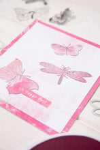 Load image into Gallery viewer, Sizzix® Framelits Die & Stamp Set Engraved Wings by 49 and Market (666633)