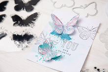 Load image into Gallery viewer, Sizzix® Framelits Die & Stamp Set Painted Pencil Butterfly by 49 and Market (666634)