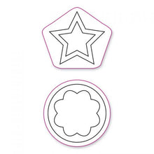 Load image into Gallery viewer, Sizzix Movers & Shapers Die Star & Circle Set designed by Karen Burniston (657795)