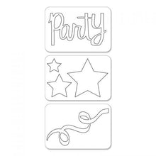 Load image into Gallery viewer, Sizzix Sizzlit Die Set Party Set #2 by Karen Burniston (658034)