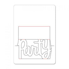 Load image into Gallery viewer, Sizzix Pop &#39;n Cuts Insert 3-D Party Phrase by Karen Burniston (658047)
