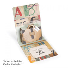 Load image into Gallery viewer, Sizzix Pop 'n Cuts Insert Die Suitcase 3-D Pop Up designed by Karen Burniston (658377)